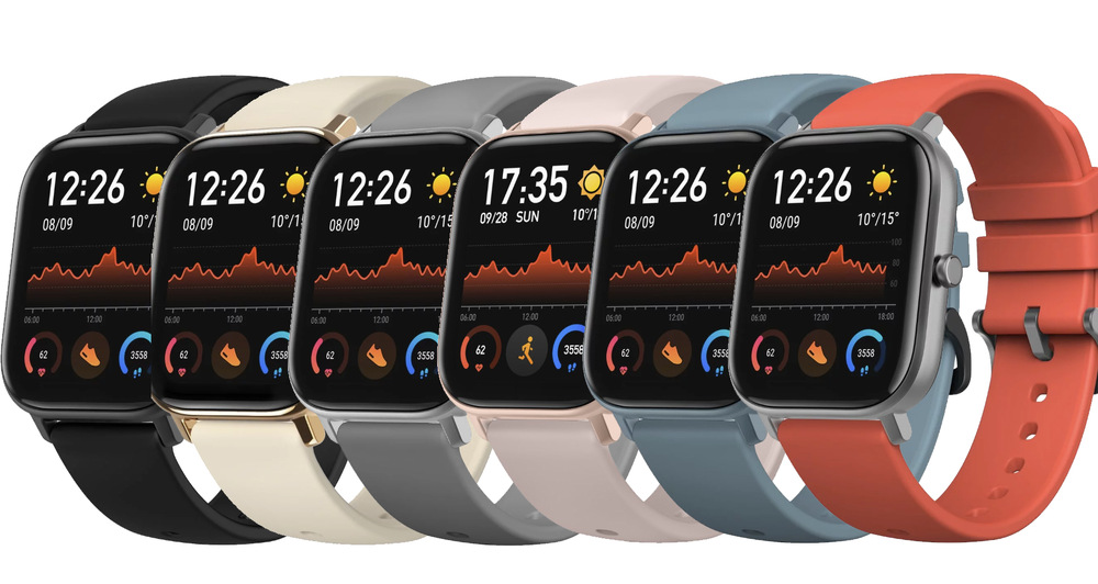 Chytré hodinky Amazfit GTS modré Hodinky Amazfit GTS