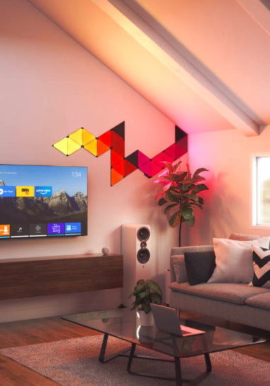 LED světlo Nanoleaf Shapes Ultra Black Triangles Expansion Pack 3 ks LED světlo Nanoleaf Shapes Ultra Black Triangles Expansion Pack 3 ks