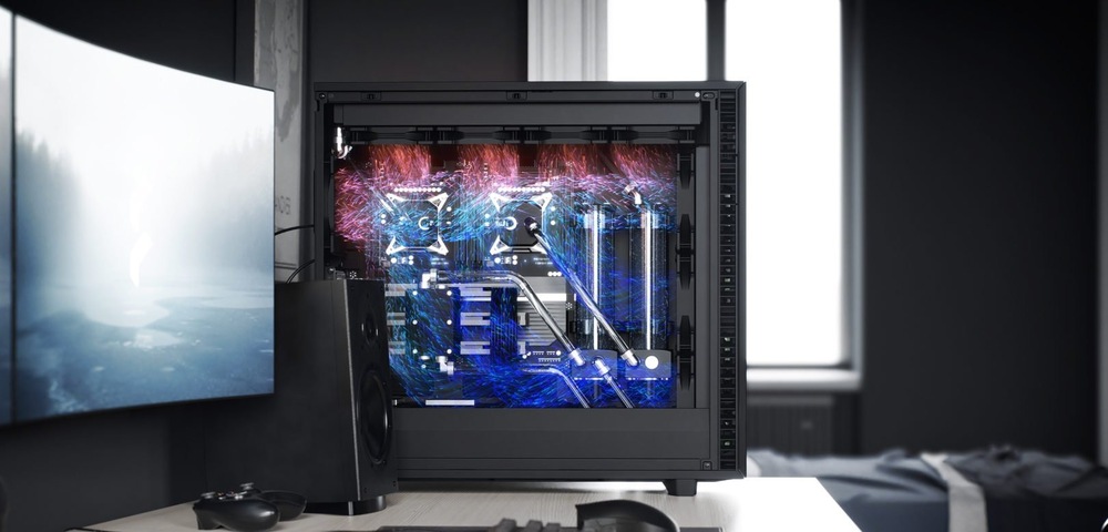 Case FRACTAL DESIGN Define 7 XL Tempered Glass Dark Tint černá Fractal Design Define 7 XL Tempered Glass Dark Tint
