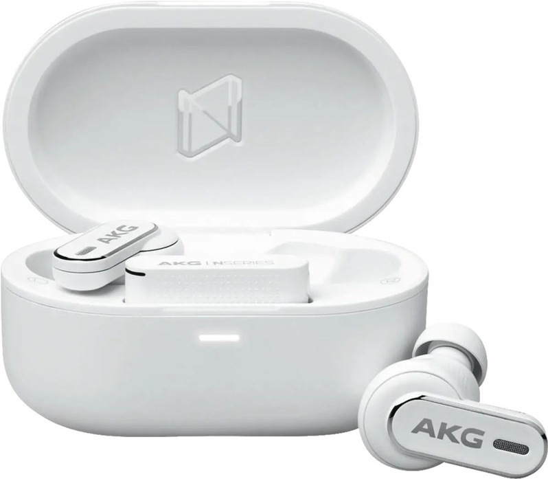 Bezdrátová sluchátka Anker soundcore AKG N5 Hybrid, bílá barva
