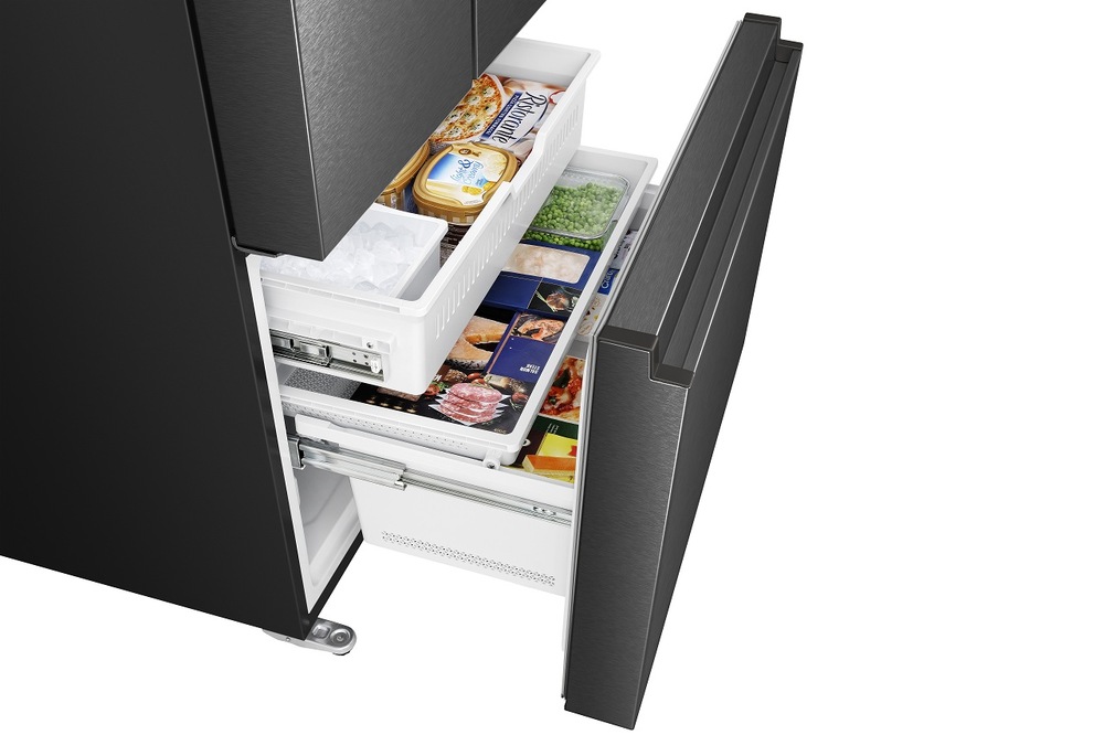 Americká lednice Hisense RF815N4SEFE černá Šuplík u Chladničky amer. Hisense RF815N4SEFE,