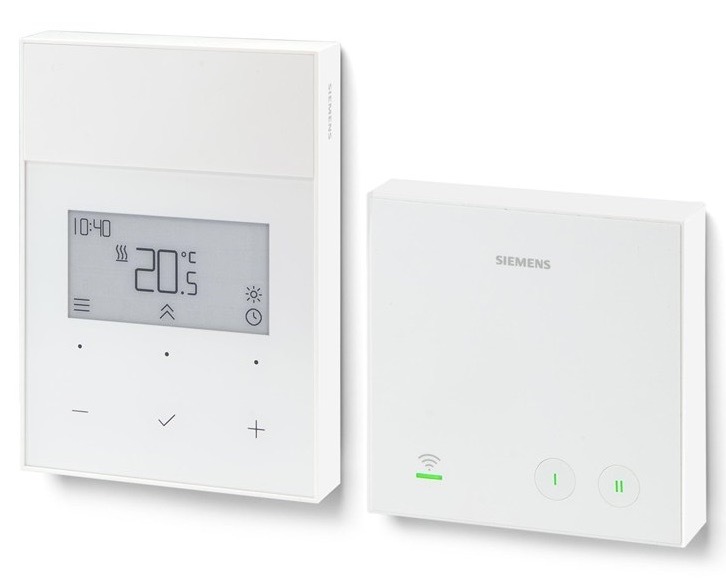 Termostat Siemens s E-ink displejem, bílá barva