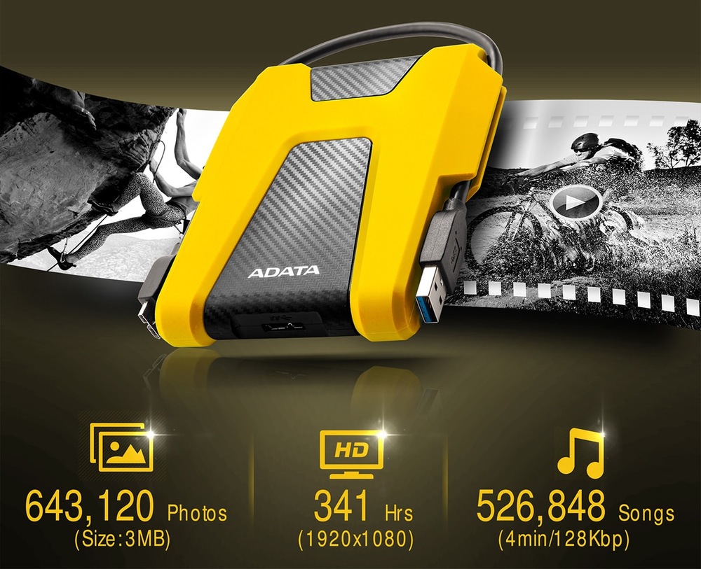 Externí pevný disk 2,5" ADATA HD680 2TB modrý