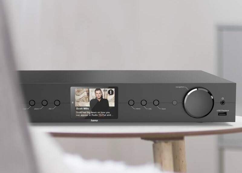 Internetový radiopřijímač s DAB+ Hama DIT2105SBTX černý Internetový radiopřijímač s DAB+ Hama DIT2105SBTX černý
