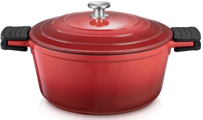 Kastrol s poklicí Tescoma BORDEAUX 28 cm, 6,8 l červená