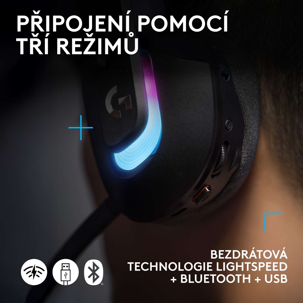 Headset Logitech Gaming G522 Lightspeed černý Headset Logitech Gaming G522 Lightspeed černý
