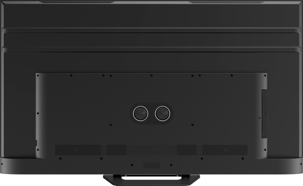 Televize Blaupunkt 85MCG8000S Zadní panel s vestavěným subwoofrem televize Blaupunkt 85MCG8000S