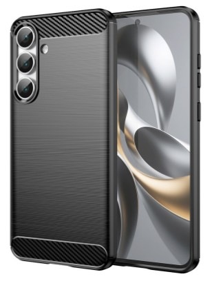 Kryt na mobil WG Carbon na Samsung Galaxy S25 FE 5G v černé barvě