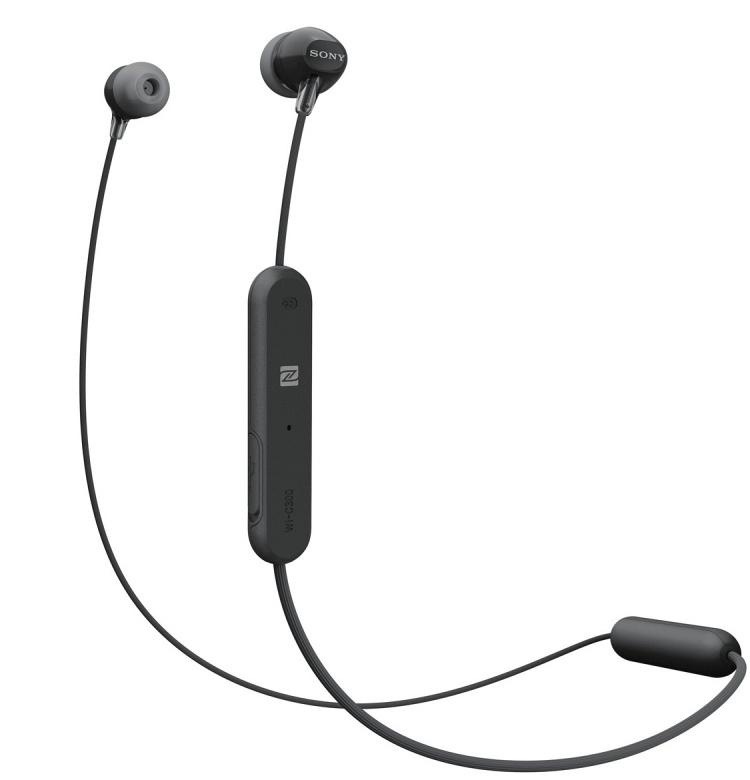 Sluchátka Sony WI-C300B černá