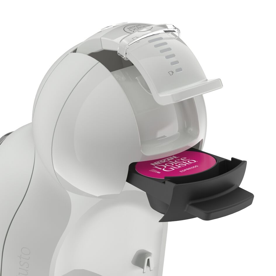 Kapsle v kávovaru Krups KP143GF0 NESCAFÉ Dolce Gusto Mini Me 2 Artic Grey