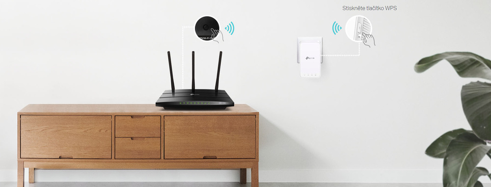 Wi-Fi extender TP-Link RE300 bílý Wi-Fi extender TP-Link RE300 bílý