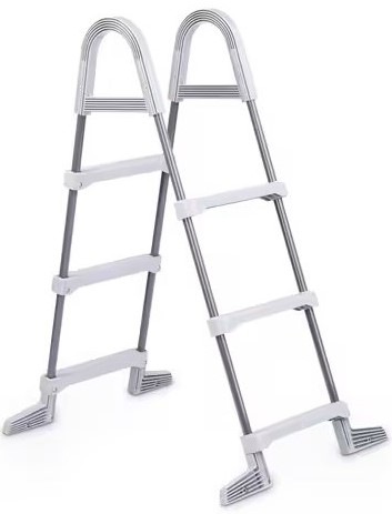 Schůdky Marimex výška 0,91 m ŠEDÉ