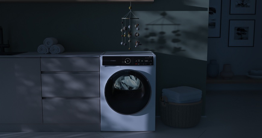 Sušička Bosch extra tichy chod Silent Dry program