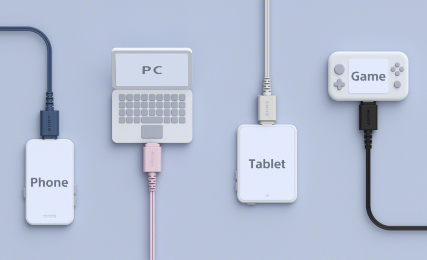 Sony IER-EX15C, USB-C, růžová