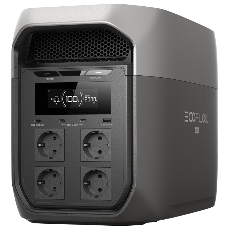 Nabíjecí stanice EcoFlow DELTA 3 Max (2048 Wh) - šedá barva