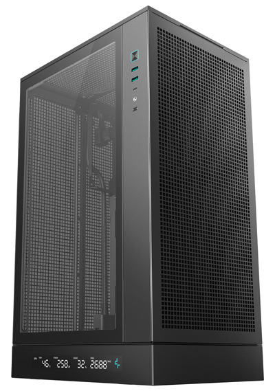 Počítačová skříň DeepCool CH270 Digital, černá barva