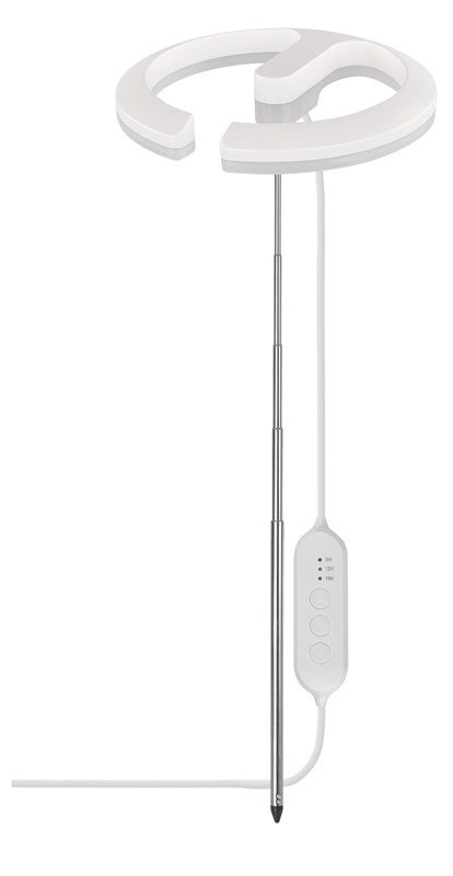 Lampa EMOS s výkonem 8 W pro pěstování květin, bílá barva