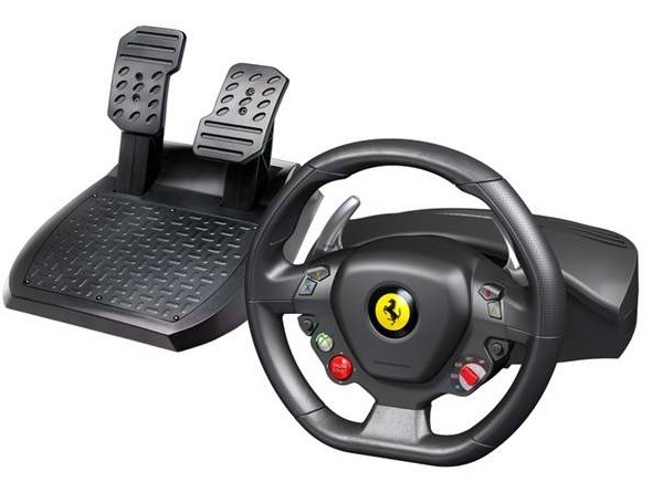 Volant Thrustmaster Ferrari 458 Italia pro PC, Xbox 360 + pedály černý/červený Volant Thrustmaster Ferrari 458 Italia pro PC, Xbox 360 + pedály černý/červený