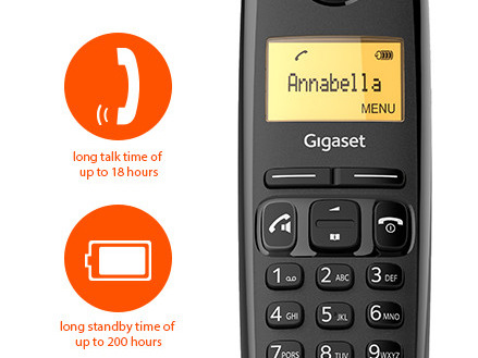 Domácí telefon Gigaset A280 černý