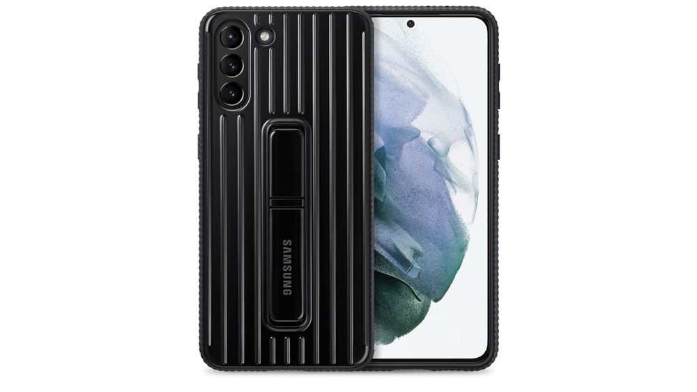 Kryt na mobil Samsung Standing Cover na Galaxy S21+ 5G černý