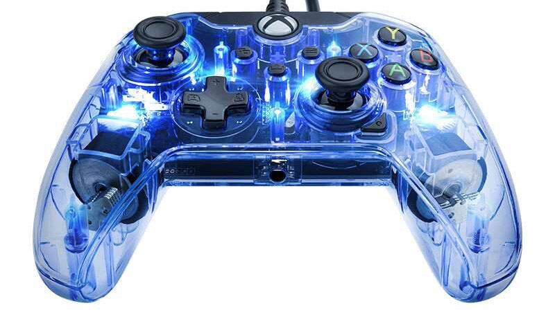 Gamepad PDP Afterglow Wired - XBOX Series X/S, XBOX One průhledný