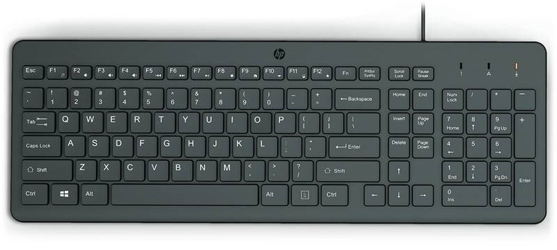 Klávesnice HP 150, CZ/SK layout černá