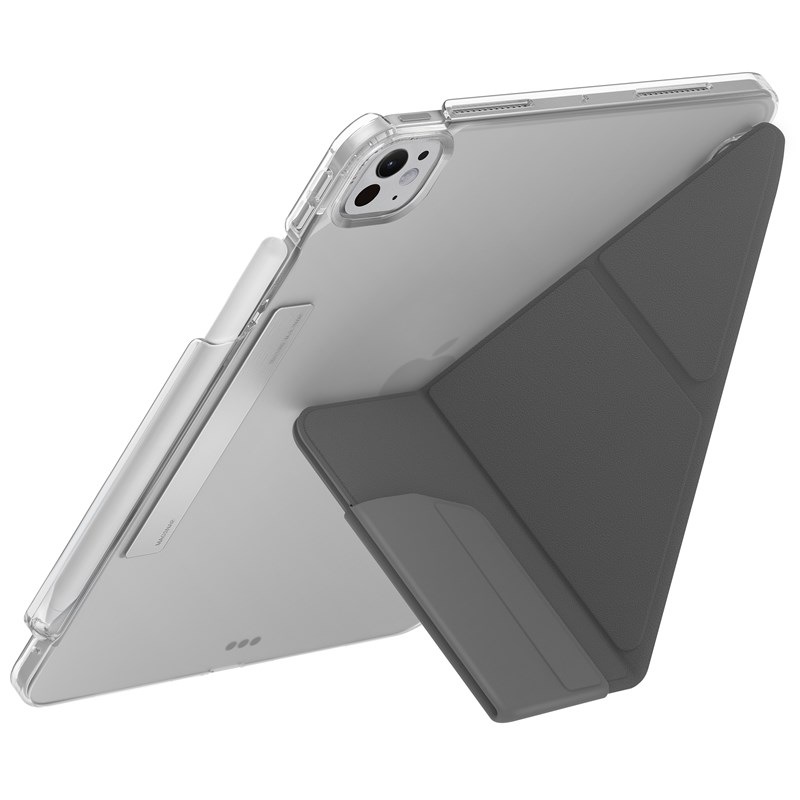 Pouzdro na tablet Uniq Camden Click na Apple iPad Pro 13" (2024) šedé