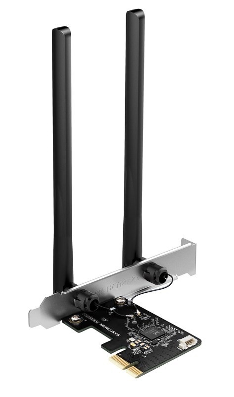 Síťová karta Mercusys MA30E, AC1200 Wi-Fi Bluetooth PCIe černá