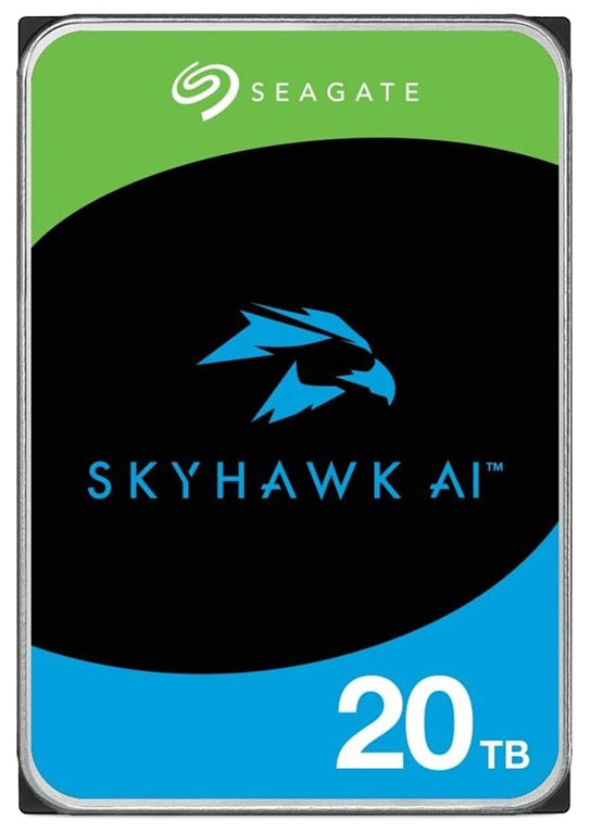 Interní pevný disk SkyHawk AI s podporou umělé inteligence, černá barva