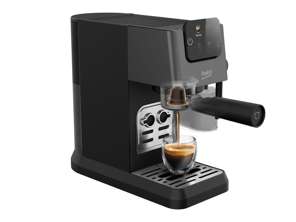 Pákový kávovar Beko Caffe experto CEP5464DX černý Pákový kávovar Beko CEP5464DX