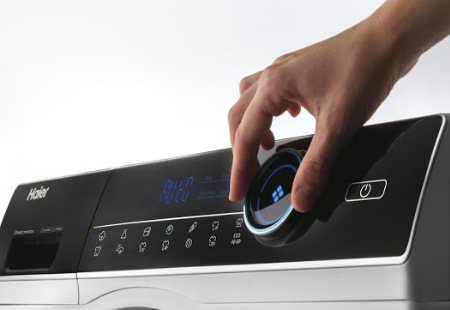 Pračka se sušičkou Haier HWD100-B14979-S bílá Programy