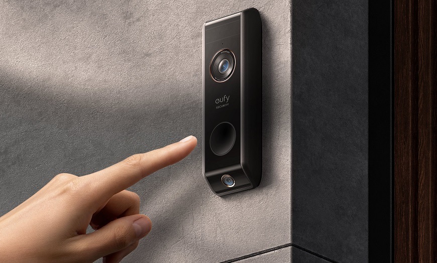 Videozvonek Anker eufy S330 + Homebase 2 černý/bílý Anker Eufy Video Doorbell Dual
