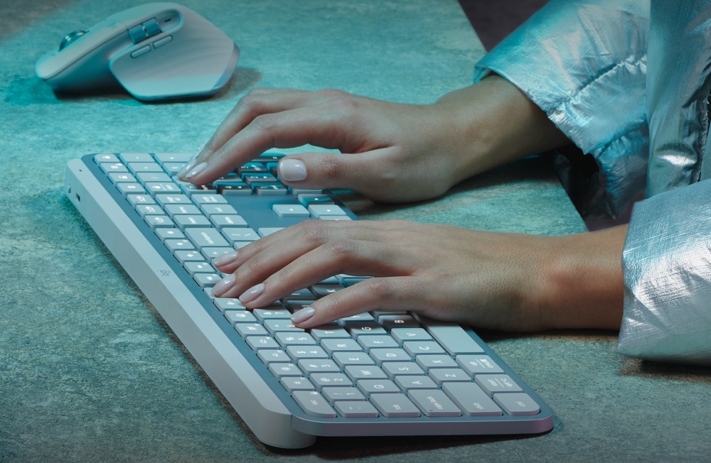 Klávesnice Logitech MX Keys S, US layout šedá