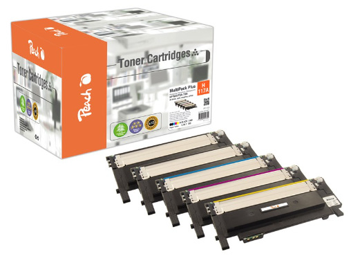 Toner Peach HP 117A, W20703A, MultiPac Plus, 2x1000/3x 700 stran 2xB vícebarevný Toner Peach HP 117A, W20703A, MultiPac Plus, 2x1000/3x 700 stran 2xB vícebarevný