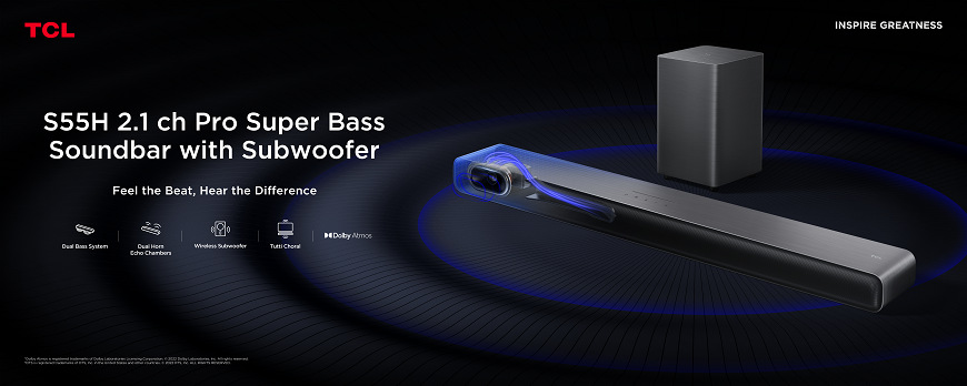 Soundbar TCL S55HE černý
