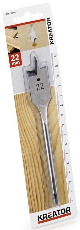 Vrták Kreator KRT010809, do dřeva 22×152 mm