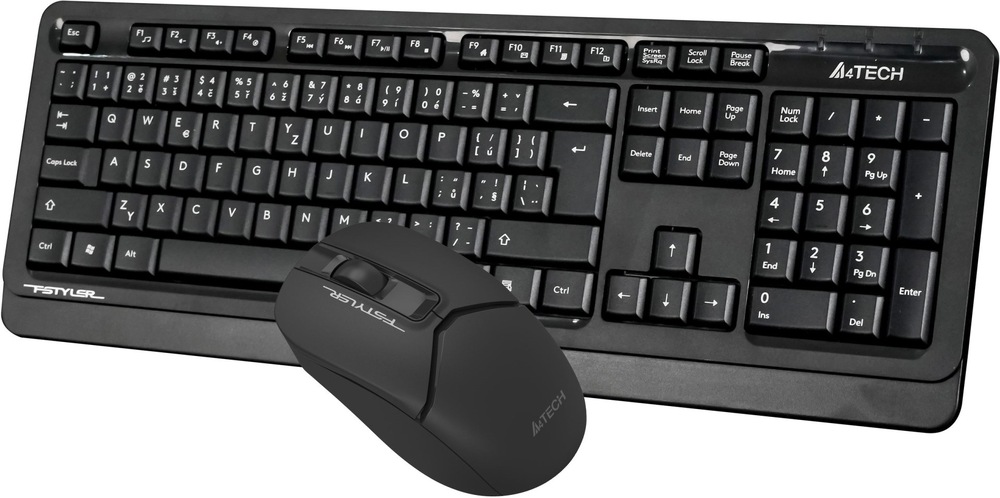 Klávesnice s myší A4Tech FG1012S - černá