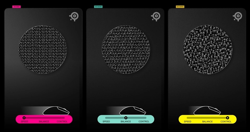 Podložka pod klávesnici a myš SteelSeries QcK Performance XL - Control černá