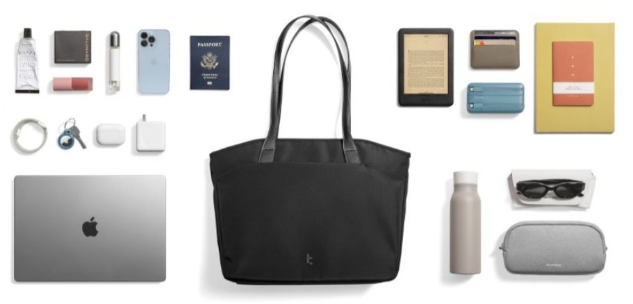 Taška tomtoc Versatile - T23 Laptop Tote Bag L - černá