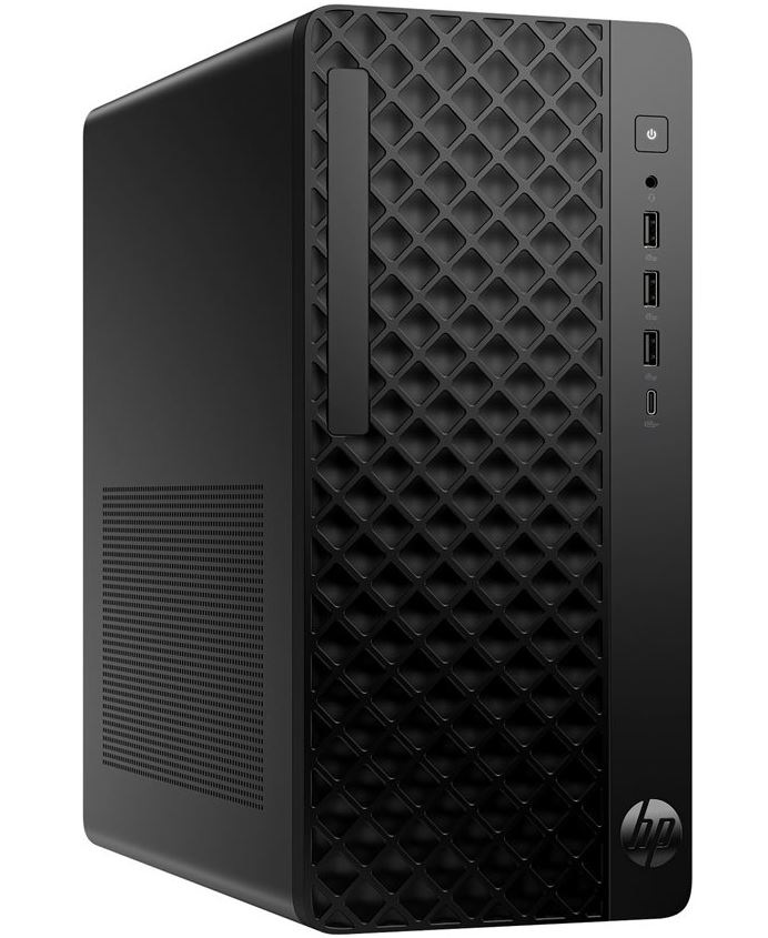 Stolní počítač HP ProDesk Tower 2 G1i černý HP ProDesk Tower 2 G1i počítač čelní pohled na skříň