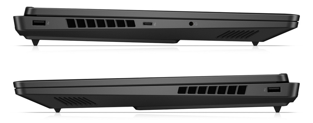 Zavřený notebook HyperX OMEN 16-am2000ncx z obou profilů