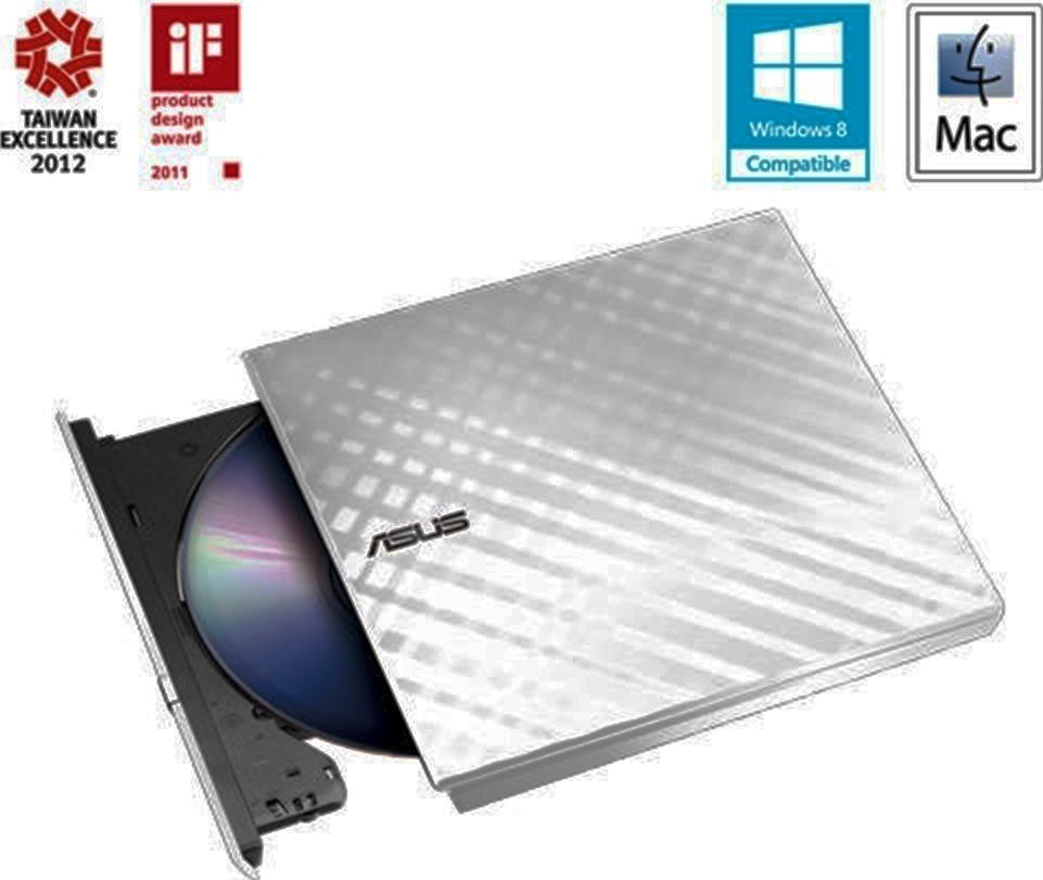 Externí DVD vypalovačka Asus SDRW-08D2S Lite bílá Externí DVD vypalovačka Asus SDRW-08D2S Lite bílá
