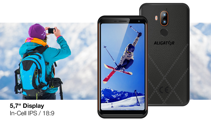Mobilní telefon Aligator RX800 eXtremo černý/oranžový Aligator RX800 eXtremo