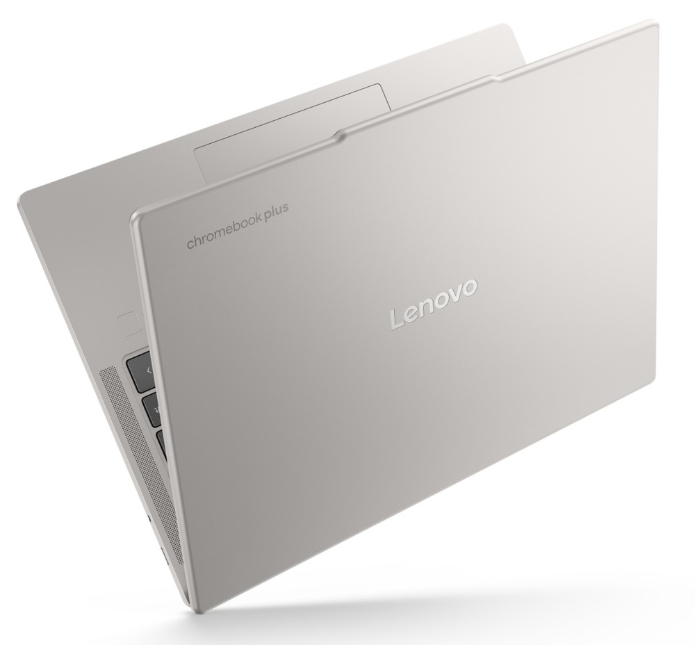 Notebook Lenovo Chrome 14M9610 béžový Notebook Lenovo Chrome 14M9610 se může pochlubit dlouhou výdrží na jedno nabití.