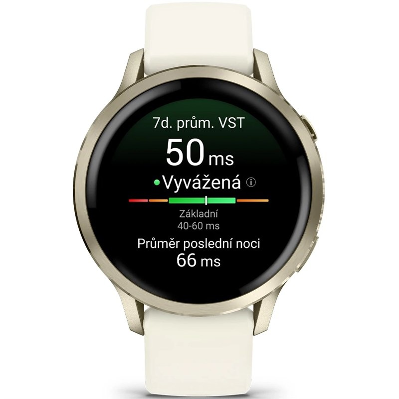Chytré hodinky Garmin Venu 4 - 41 mm zlaté/béžové