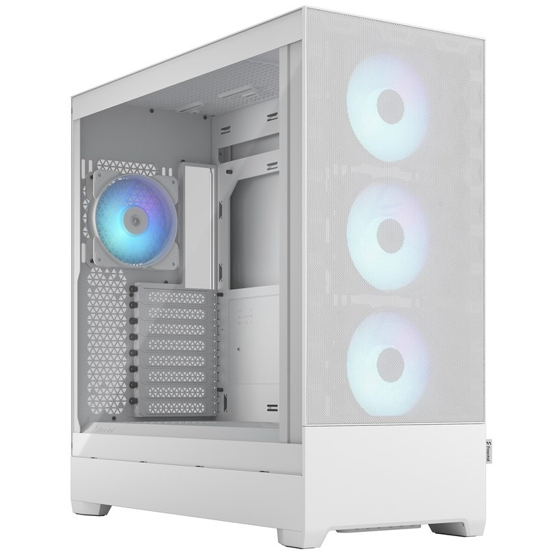 Case FRACTAL DESIGN Pop XL Air RGB Tempered Glass Clear Tint bílá
