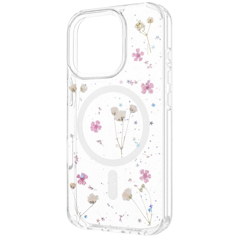 Kryt na mobil FIXED MagBloom s MagSafe na Apple iPhone 16 Pro - průhledný