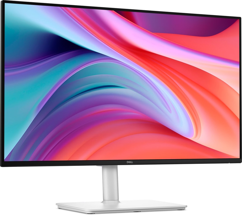 Monitor Dell S2725HSM bílý IPS panel s Full HD rozlišením poskytuje ostrý a detailní obraz s věrnými barvami a širokými pozorovacími úhly 178 stupňů.