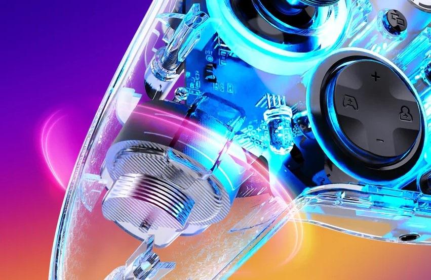 Gamepad Turtle Beach Afterglow Wired RGB, XBOX X/S, XBOX One, PC průhledný V rukojeti gamepadu Turtle Beach Afterglow Wired RGB se nachází vibrační motorek, který během hry přispívá k realistickým herním prožitkům.