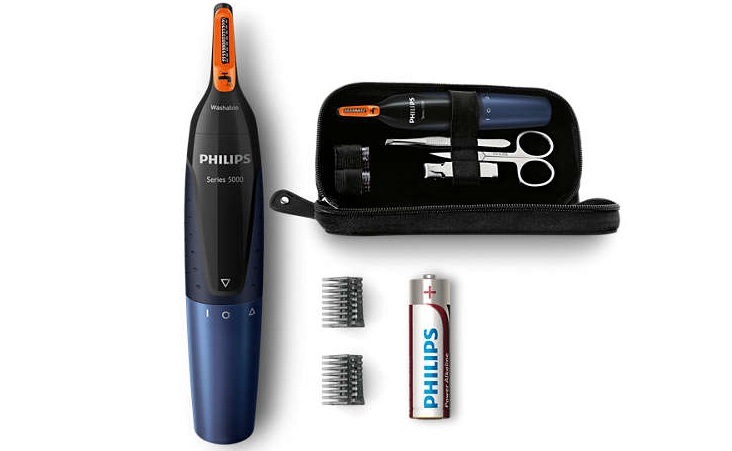 Zastřihovač chloupků Philips Nosetrimmer series 5000 NT5180/15 černý